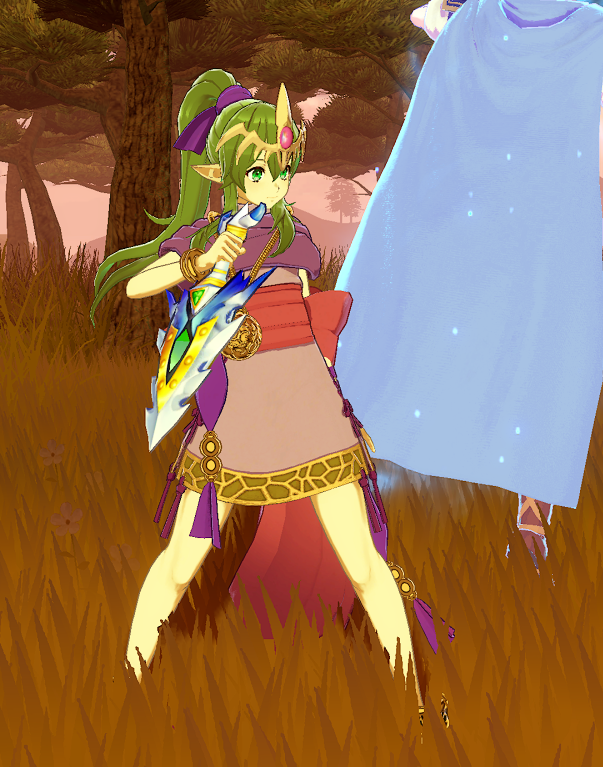 I gave tiki a pretty neat prf weapon :)