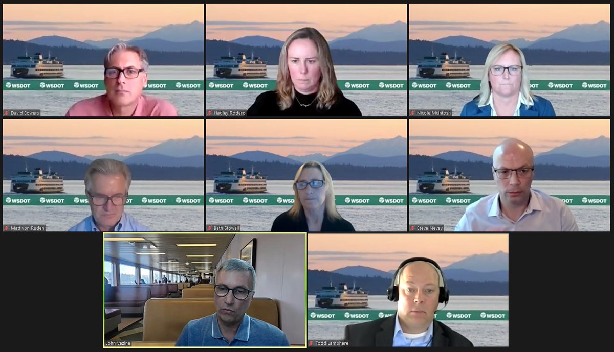 wsferries's tweet image. Thanks to everyone who joined our virtual public meetings on this week. We started both meetings with updates on summer travel, work on the #Wenatchee, workforce training, service recovery &amp;amp; terminal construction. Recordings are available: wsdot.wa.gov/travel/washing…