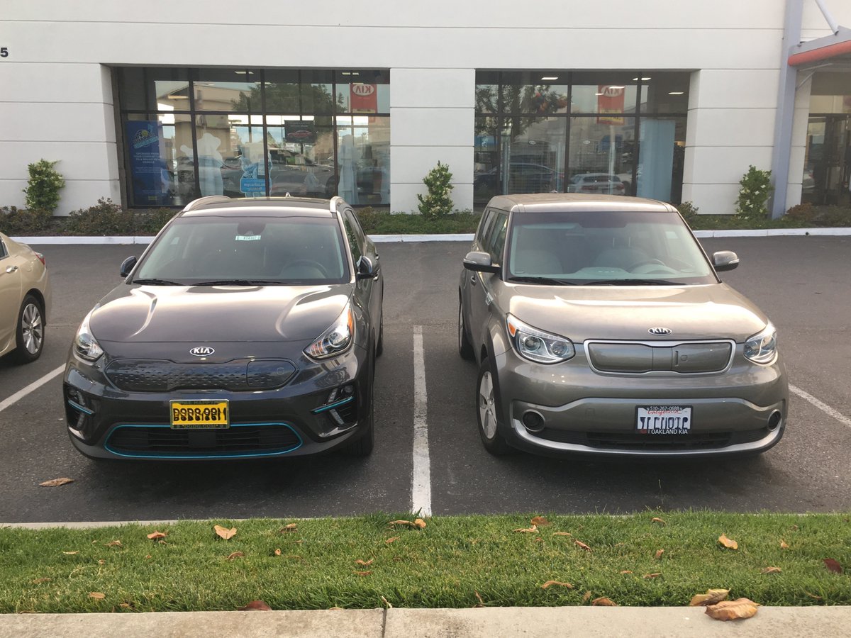 evgonetwork's tweet photo. National Drive Electric Week is here! ⚡ Our team members Jonah and @MissHallieGreen are proud EV owners. Their rides? A Hyundai Ioniq 5 and a Kia Niro (previously a Kia Soul) #NationalDriveElectricWeek #EVsInTheWild #ShowMeYourEV https://t.co/YiCx81S2ve