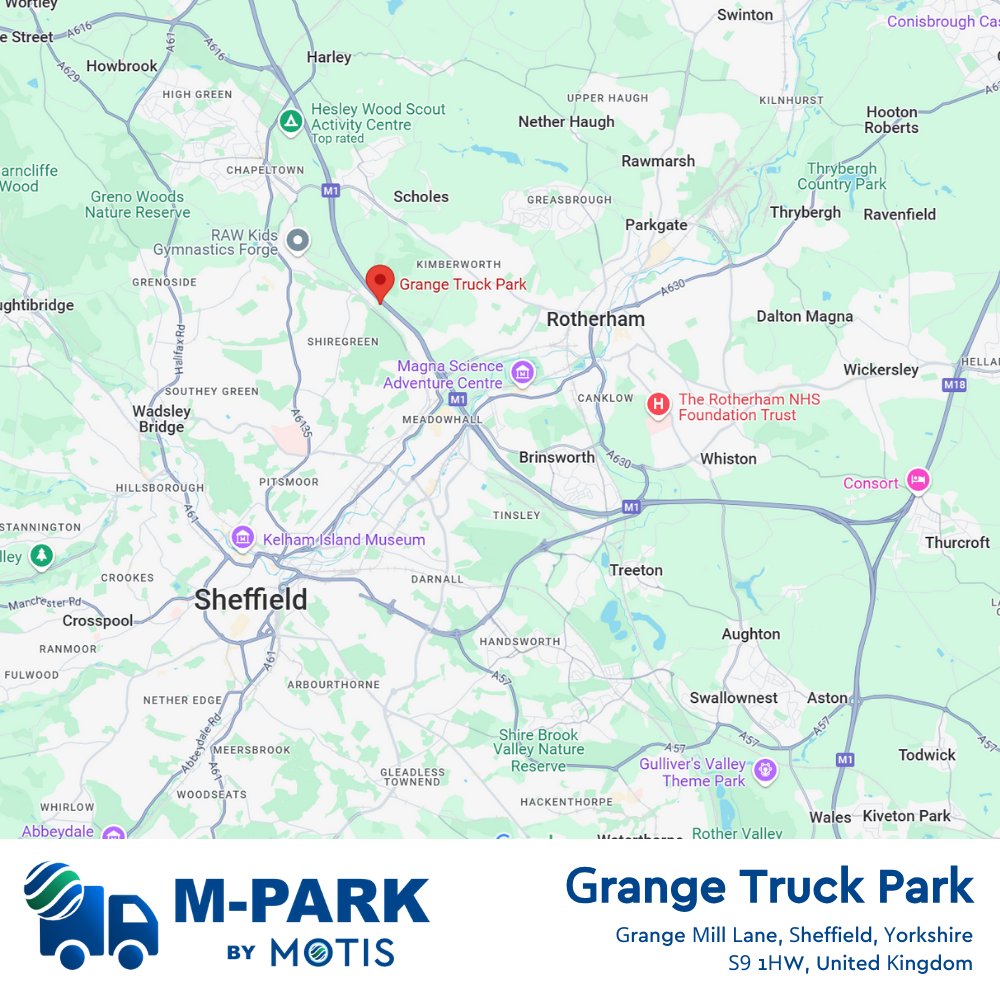 🚛 M-Park Truck Park Profile: Grange Truck Park
Located minutes from the M1, Grange #TruckPark in S. Yorks offers high security parking for #hauliers carrying high value cargo.
Discover how M-Park can meet your truck parking needs: bit.ly/4cL4943
#Trucking #Freight
