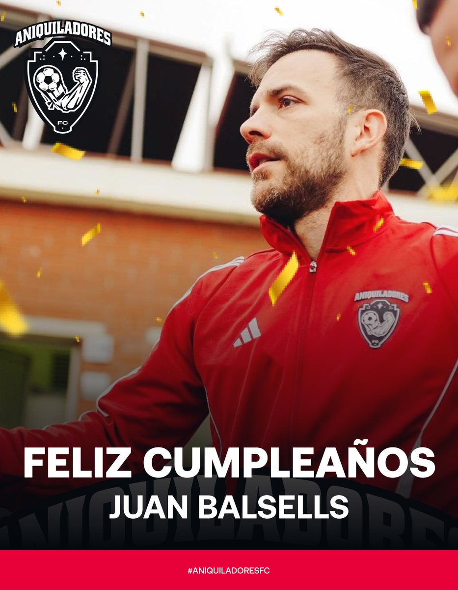 Hoy celebramos a nuestro preparador físico, el Profe, o como yo le digo, el “Juan Bueno”

¡Es el cumpleaños de <a href="/jjbalsells/">Juan Balsells</a>! 🎉

¡Muchas felicidades, Profe! 💪