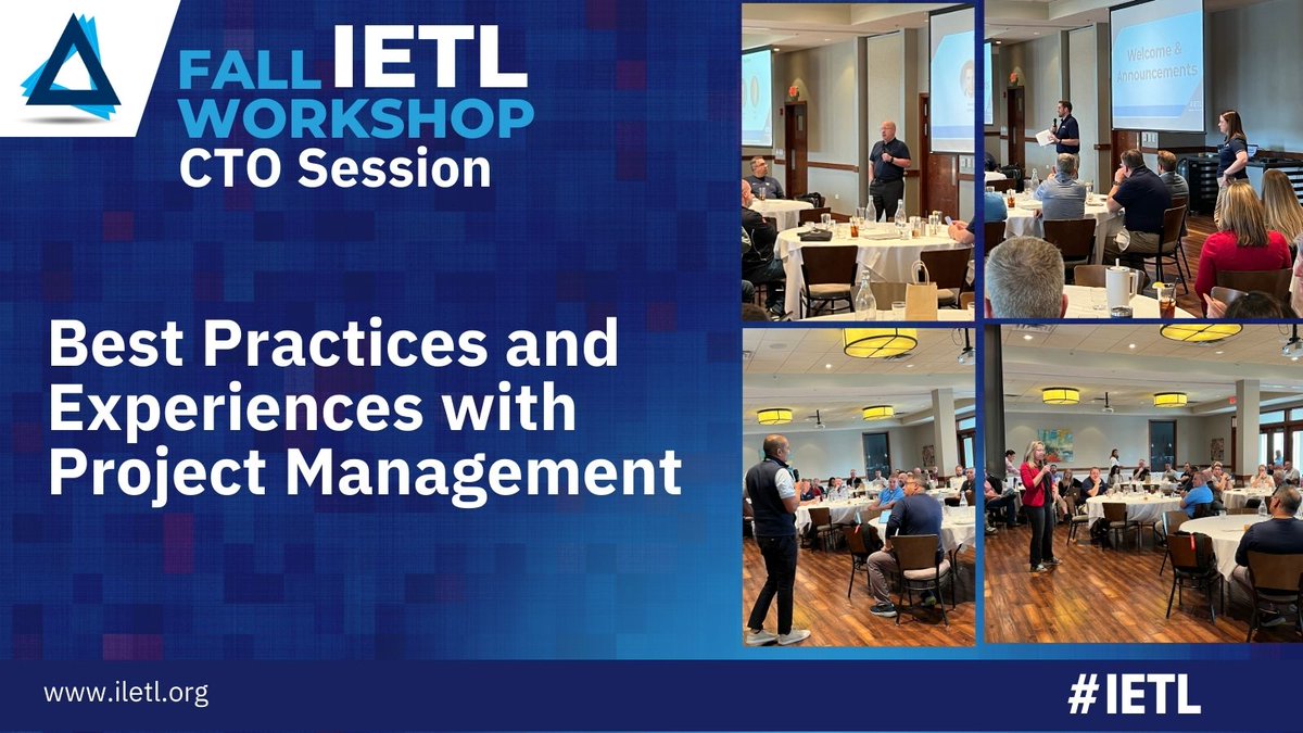 An inspiring day with multiple authentic presentations from CTOs across Illinois, sharing invaluable insights on project management, from construction projects to long-term planning and inter-departmental collaboration. Grateful for the best practices shared! #IETL