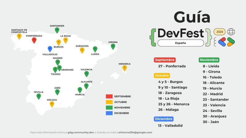 #devfestponferrada2024 ha llegado a su fin 😢

Pero #DevFest sigue...
