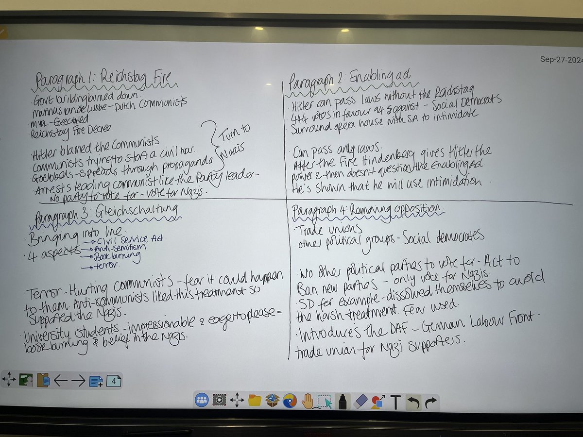 Incredibly proud of my Y10s today and the planning for their first GCSE practice essay. Recall was amazing and they filled the board. Can’t wait to read their answers #GCSEHISTORY #OCRB #Gloucesteracademy #GLT