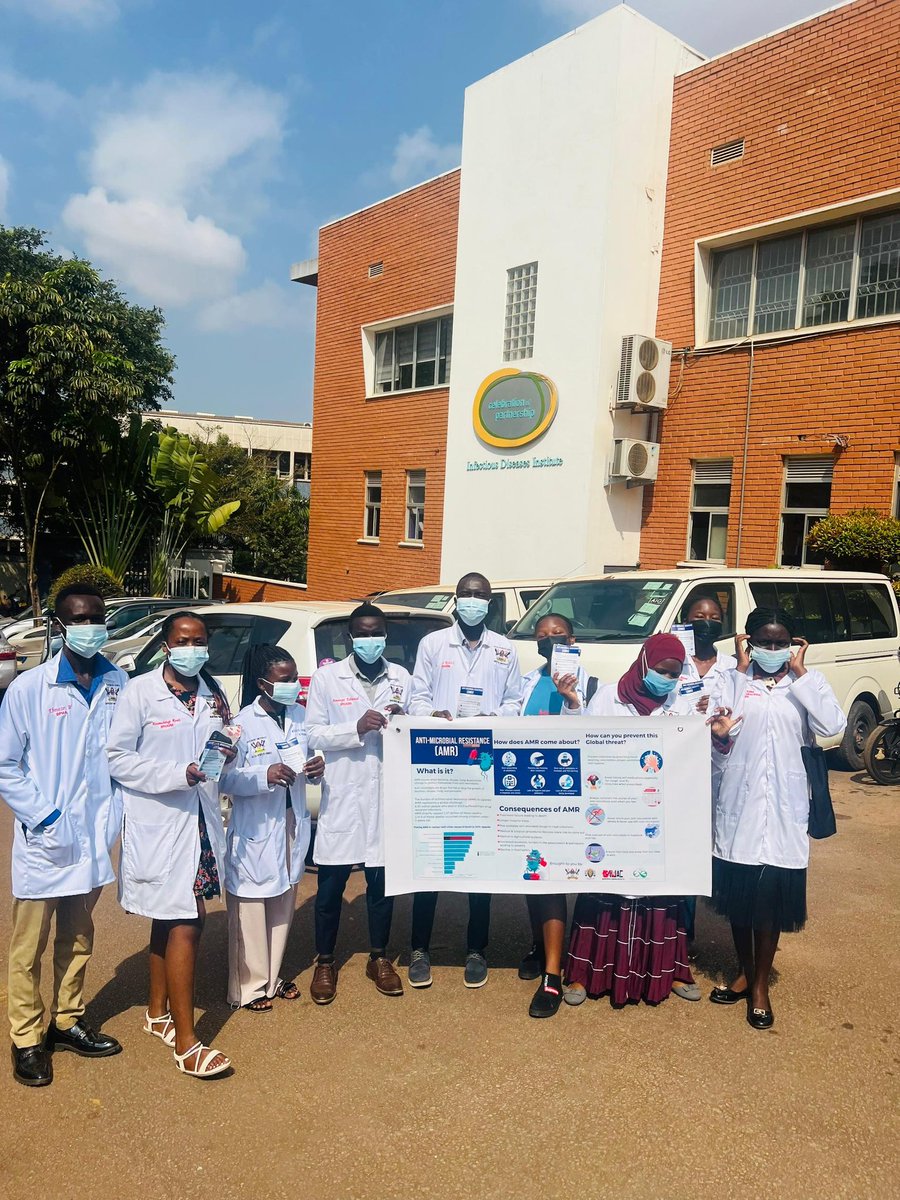 PriceyMS's tweet photo. DYK that In 2019, AMR caused 1.3M  deaths? Today, we held   an AMR campaign and educated patients and families at  Infectious Disease Institute Mulago and @MulagoReferral paedaitric ward.  We're advocating for smarter antimicrobial use and protecting those who need it most.💊🤍 https://t.co/XZoTrhkUVz