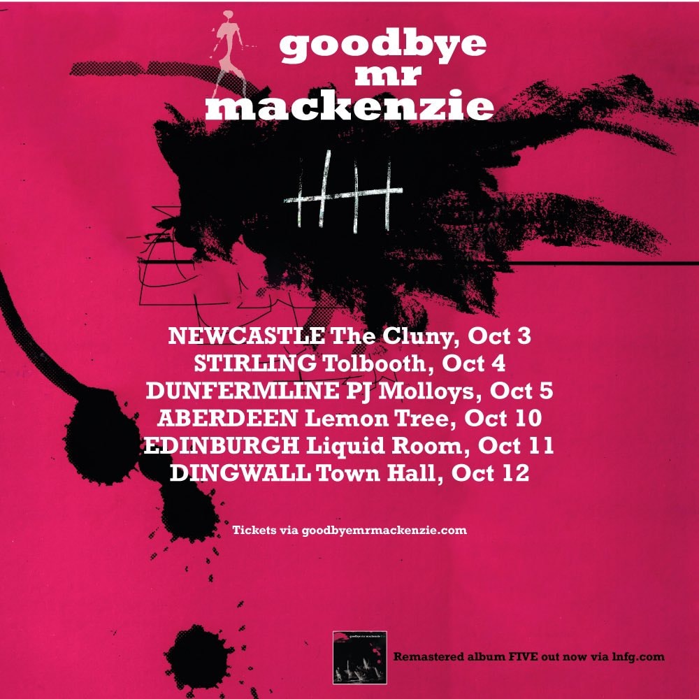 Supports for NEWCASTLE on 3rd October ...
Both great acts -
Doors 7:30
ED PARISH 7:45
THE SYMPTOMS 8:20pm
GMM 9:15
@thecluny @goodbyemrmackenzie