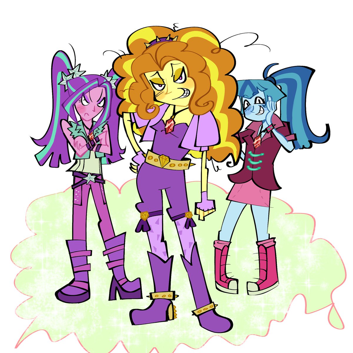 p_asparchive's tweet photo. Rainbow rocks is ten years old today bruh #mylittlepony #equestriagirls #CLIPSTUDIOPAINT https://t.co/fnexWwfid9