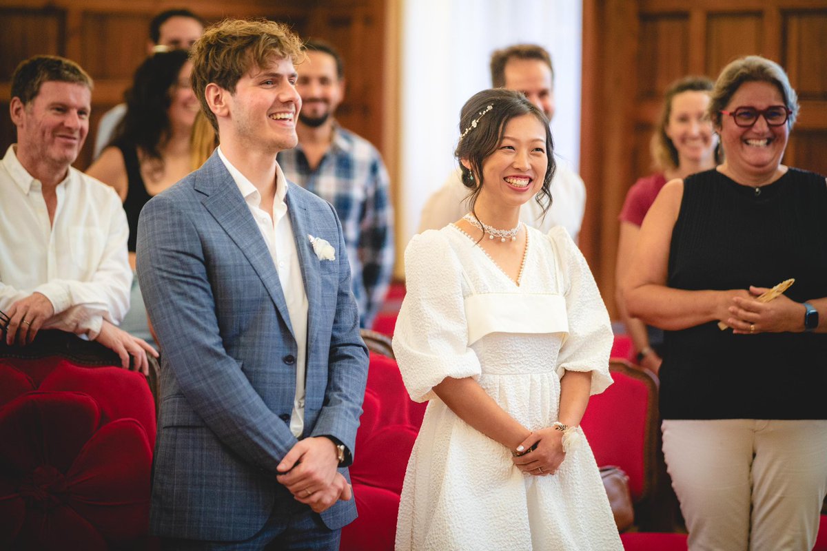 cestrosi's tweet photo. J’ai uni cet après-midi Antoine et Yijun, deux Niçois amoureux de notre cité qui, après avoir scellé leur union en Chine, ont choisi de renouveler leurs vœux à #Nice06. Belle vie aux jeunes mariés ! https://t.co/r9HAtgpLfA