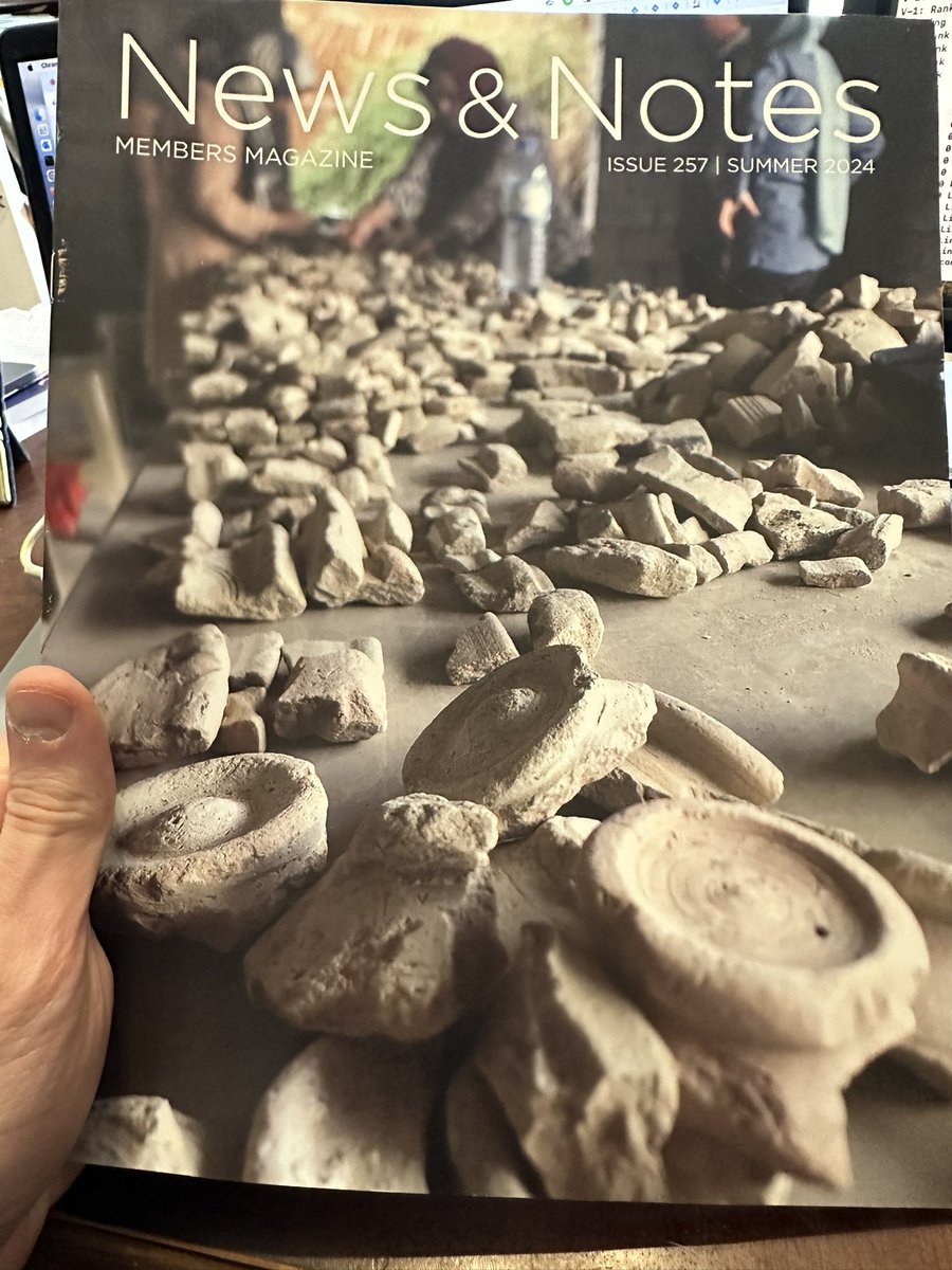 I always look forward to opening up the mailbox and finding one of these inside.

<a href="/ISAC_UChicago/">Institute for the Study of Ancient Cultures</a> #Archaeology #ancient #history