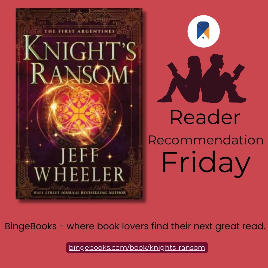 realBingeBooks's tweet photo. Reader Recommendation Friday!
This week, Jen from Vancouver, BC, recommends an exciting Arthurian legend-inspired fantasy novel by founding author Jeff Wheeler. Dive into the opening chapters for free at https://t.co/XUhD75s0FI! #fantasyfiction #amreading #jeffwheeler #booksrecs https://t.co/ttArVgtAwN