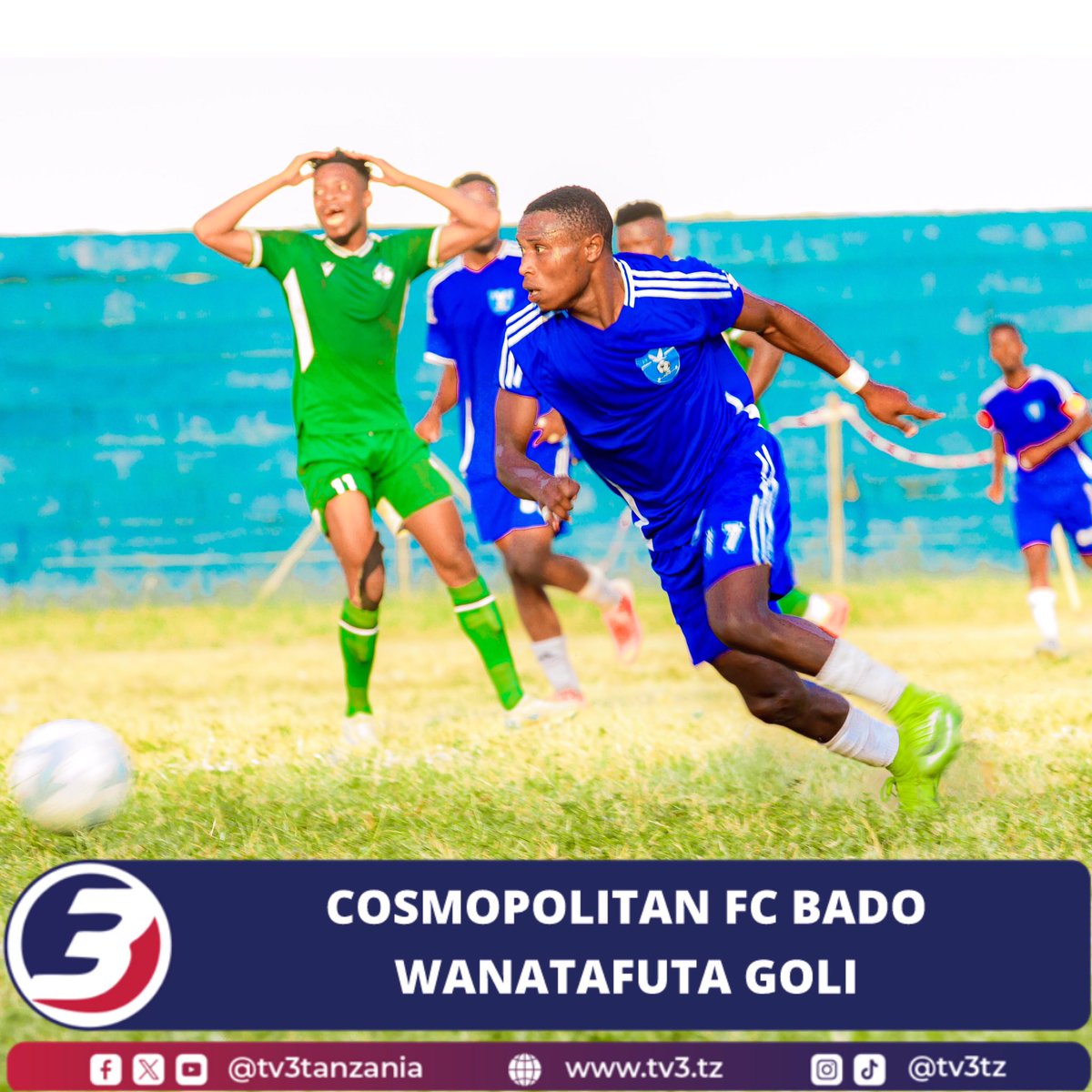 Hadi dakika ya 89 bado <a href="/mtibwaofficial/">Mtibwaofficial</a> walikuwa wanaongoza goli 2-0 dhidi ya Cosmopolitan Fc hapa katika uwanja wa Jamhuri Morogoro.
 
<a href="/championship_tz/">NBC Championship League 🇹🇿</a> 
<a href="/Tanfootball/">TFF TANZANIA</a> 

#Tv3Tanzania Katika kisimbuzi cha #startimestz CH 131 (Antena) na CH 197 (Dish)

#Tv3Tanzania #GameOn