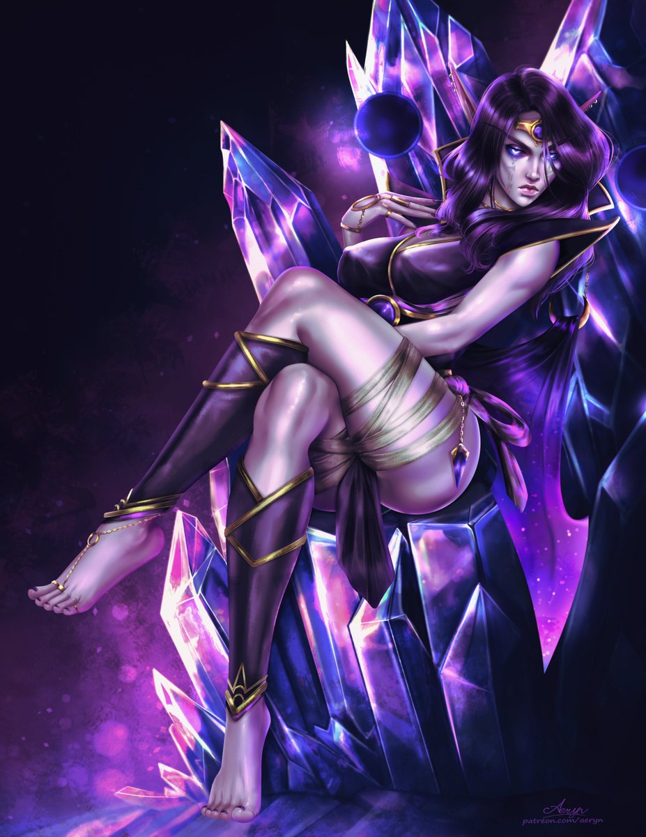 September's Voted Pinup - Xal'atath!
Loooove purple..and elves...match made in heaven!

#wow #xalatath #elf #worldofwarcraft