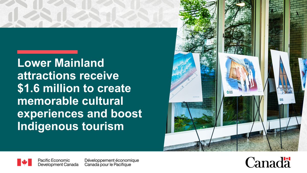 Pacific Economic Development Canada (@pacificanen) on Twitter photo 📣 NEW: $1.6M for 7 Lower Mainland orgs like <a href="/vanmaritime/">Vancouver Maritime Museum</a>, <a href="/VIFFest/">Vancouver International Film Festival</a> & <a href="/IndigenousBC/">Indigenous Tourism BC</a> 📣
This will:
🧡 celebrate Indigenous communities
👨👩👦👦 create dynamic tourism experiences
🤝 boost business growth
➡️ ow.ly/RHa650Txp4b
#WTD2024 #PropelBC 📣 NEW: $1.6M for 7 Lower Mainland orgs like <a href="/vanmaritime/">Vancouver Maritime Museum</a>, <a href="/VIFFest/">Vancouver International Film Festival</a> & <a href="/IndigenousBC/">Indigenous Tourism BC</a> 📣
This will:
🧡 celebrate Indigenous communities
👨👩👦👦 create dynamic tourism experiences
🤝 boost business growth
➡️ ow.ly/RHa650Txp4b
#WTD2024 #PropelBC