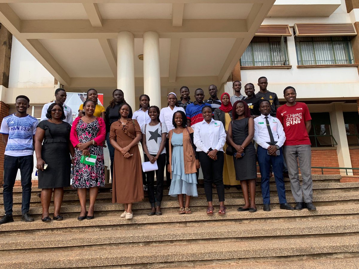 Everyone was so cheerful after the mentorship😊
We are so grateful, Ms. Elizabeth Kiconco for the wonderful advice shared with the students.

#MUHUNSA_mentorships