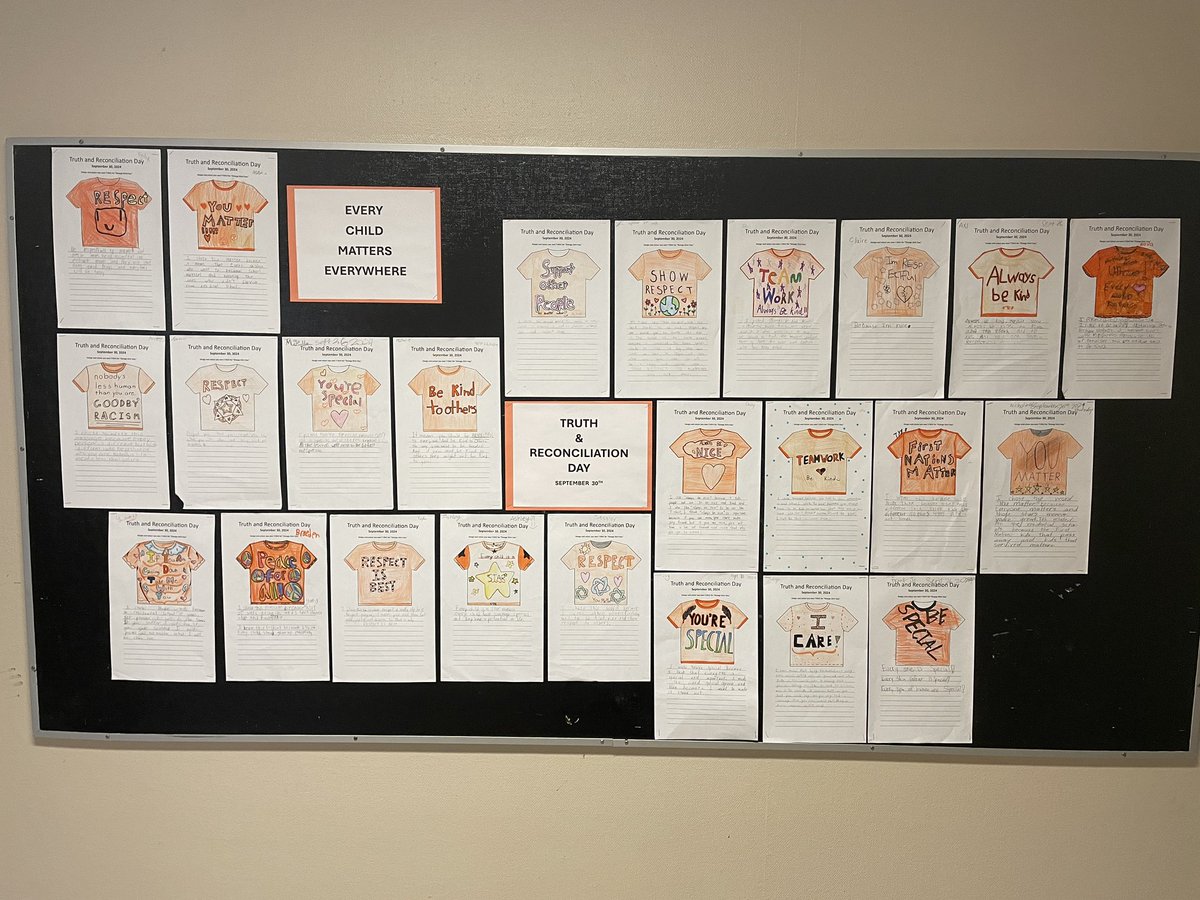 It was an honour to have Peter White join the Thompson community for our Orange shirt day assembly. We continue to reflect on the ongoing effects of residential school and reaffirming that every child matters. #everychildmatters #sd38