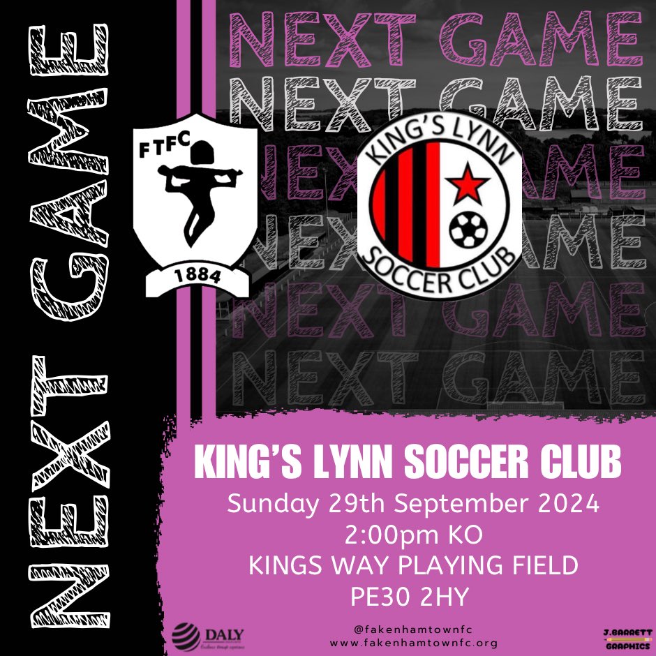 The Ladies return to the League this Sunday💛🖤

📆 29th September
⏰ 2:00pm kick off
⚽️ Against <a href="/WomenKlsc/">KLSC Women</a> 
🏟️ At Kings Way Playing Field, PE30 2HY