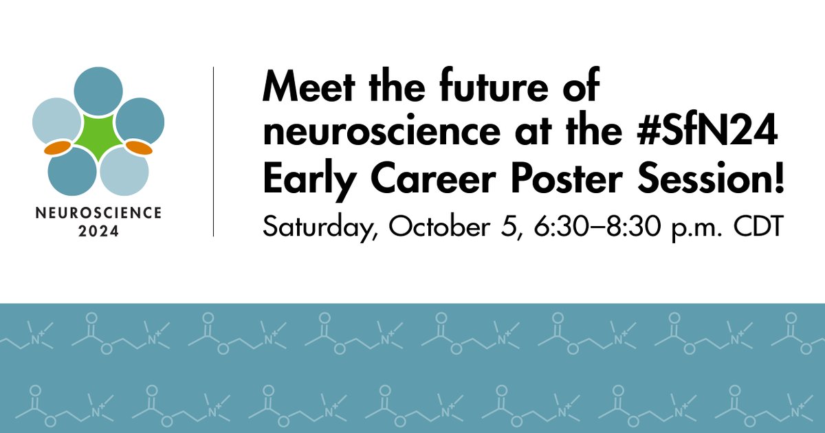 The #SfN24 Early Career Poster Sessions allows emerging researchers to present their work and gain valuable feedback. 

Experience the next generation of neuroscientists and celebrate their achievements.  

Add the Early Career Poster Sessions to your #SfN24 Itinerary! 

🔗
