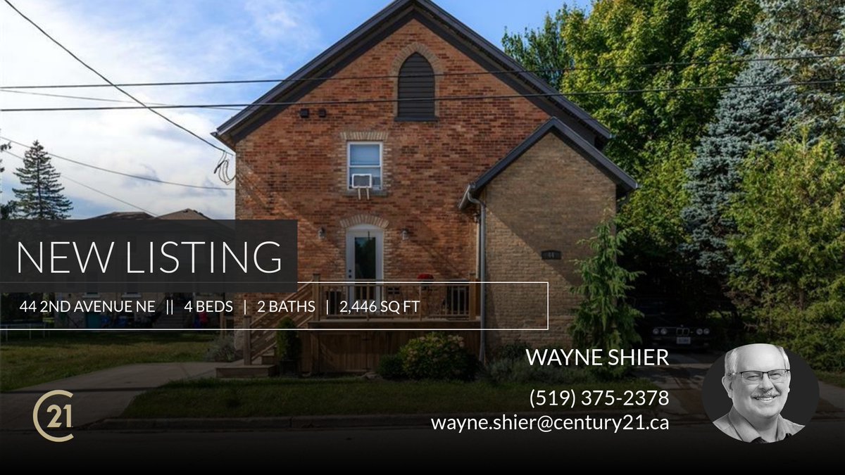 wshier's tweet photo. 📍 New Listing 📍 Take a look at this fantastic new property that just hit the market located at 44 2nd Avenue Ne in Chesley. Reach out here or at (519) 375-2378 for more information!

Listed by Susan Moffat, REALTOR®

Wayne Shier ... https://t.co/2uw0A7VRiO https://t.co/KNhkP2H96M