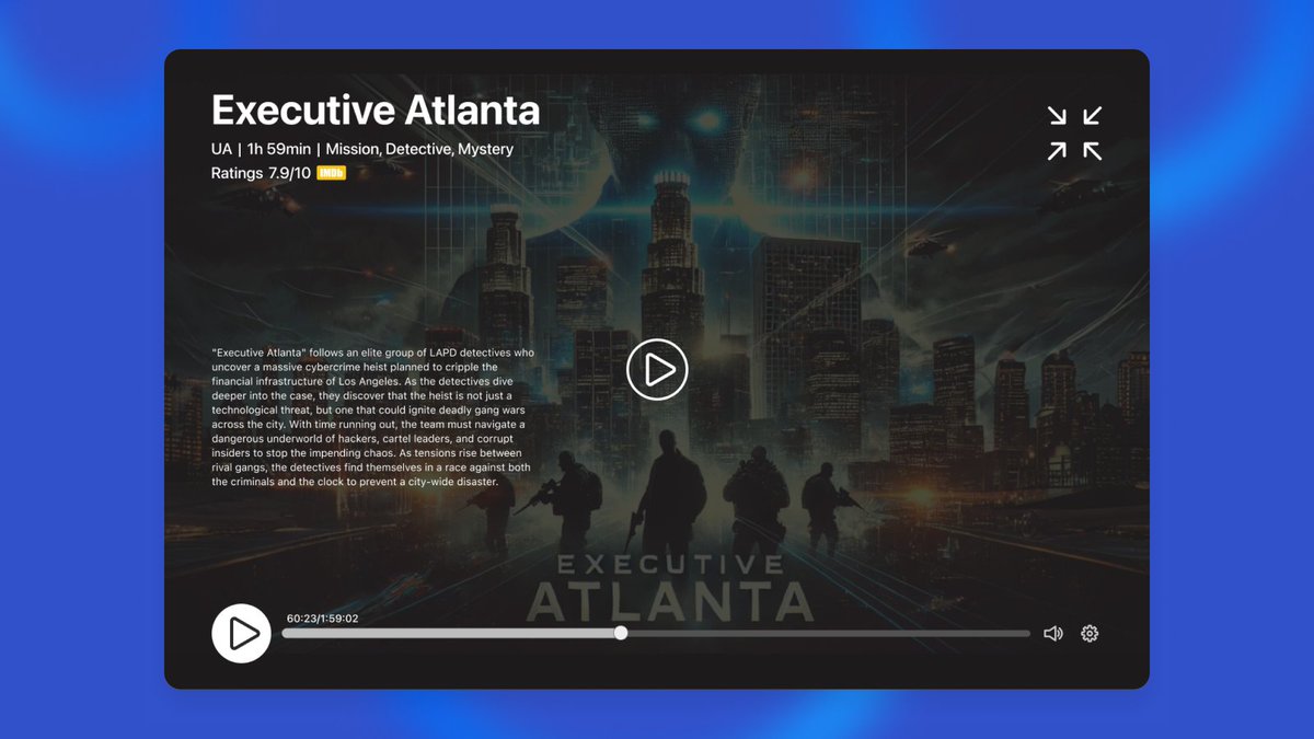 ashish1lexbaa's tweet image. Day 35 of my #50DaysUIChallenge! 🎬 Designed a sleek video player interface for a desktop app. 🚀 Excited to see how it&apos;s shaping up! #UIUX #VideoPlayer #AppDesign #UXDesign #MovieApp #TechDesign #VideoInterface #DesktopApp #DesignChallenge #VideoApp