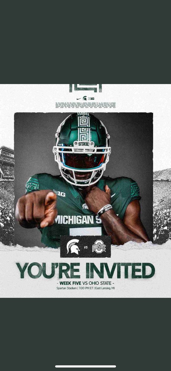 SameydeIII's tweet image. Thank you for the invite @MSU_Football @QuinnStoltman @Coach_Lindgren @MotownKurtis @Coach_Smith