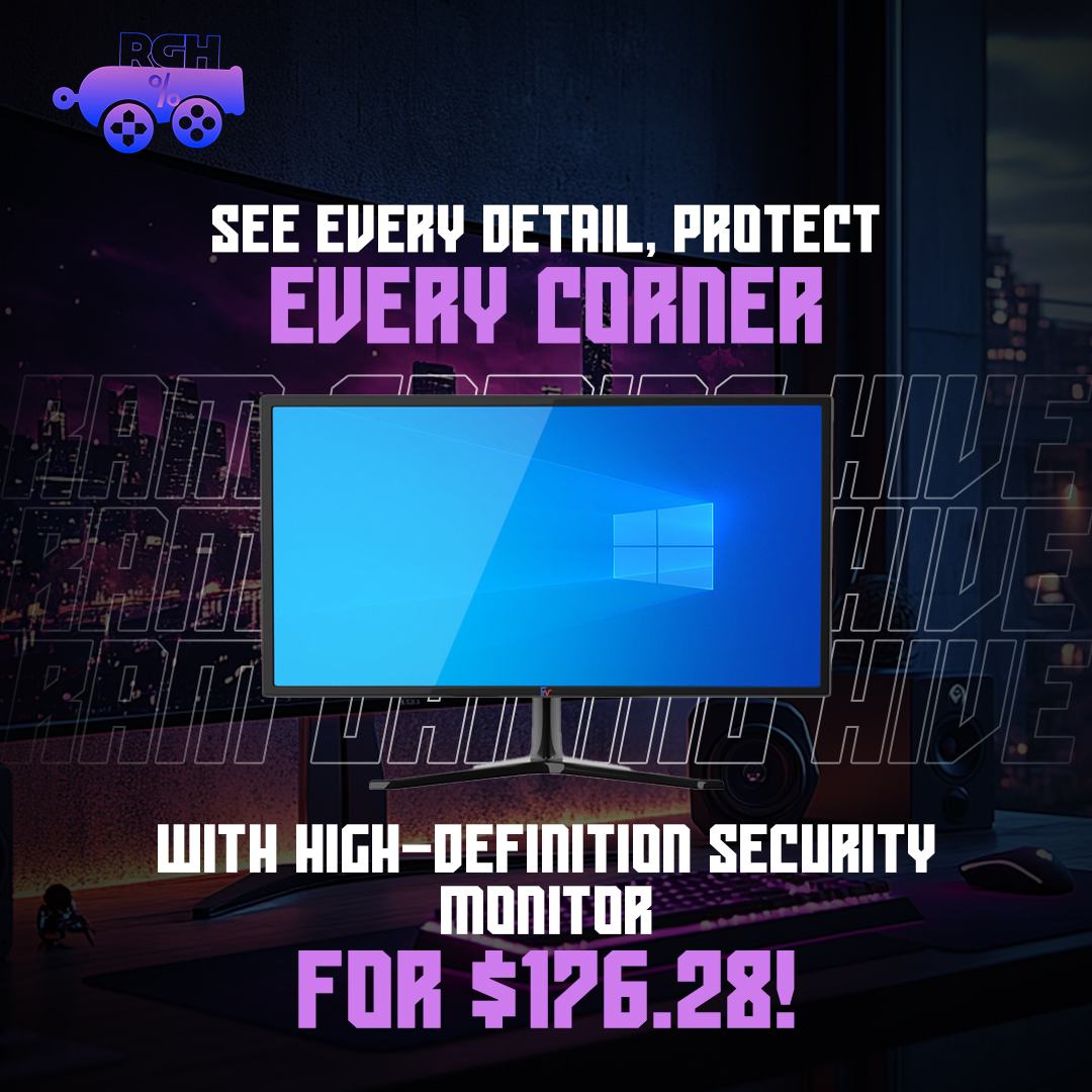 RamGamingHive's tweet image. 👀 See every detail and protect every corner with our High-Definition Security Monitor, available for just $176.28!

🛒 Order yours now!
👉 Website: ramgaminghive.com

#SecurityMonitor #HomeSecurity #BusinessSafety #HDQuality #UpgradeYourSecurity #PeaceOfMind #SafetyFirst