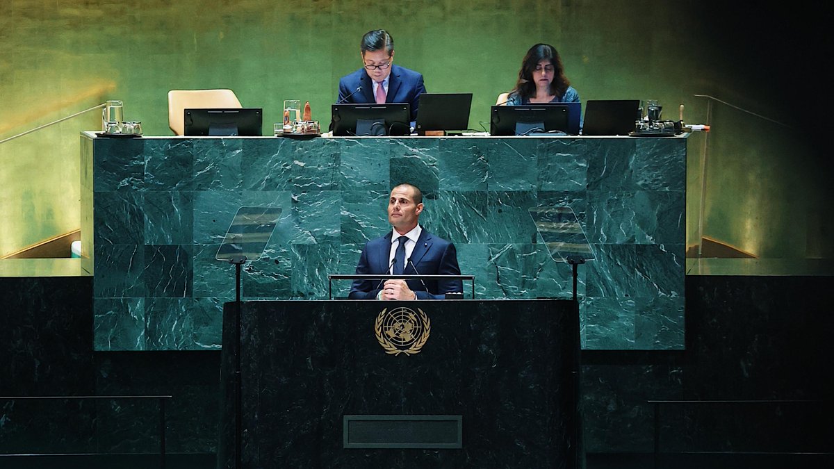My #UNGA79 address emphasised that tomorrow can &amp; must be better than today. 🇲🇹 may be a small country, but we will never be silent when it comes to defending peace &amp; tackling global challenges like climate change. Together, we can shape a more just &amp; sustainable future. - RA