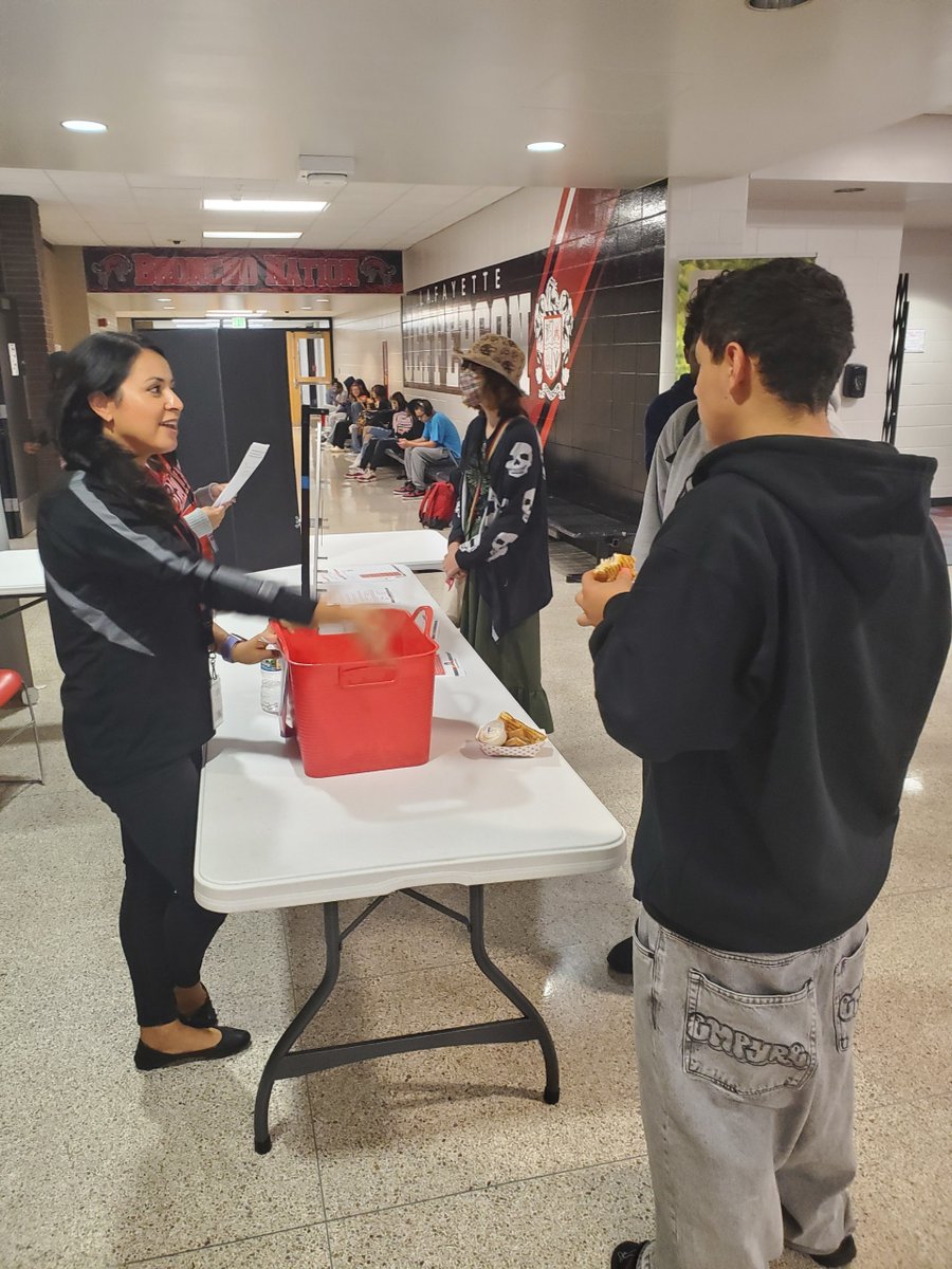Ended College Go! Week with some trivia during lunches. Thanks to everyone who stopped by!