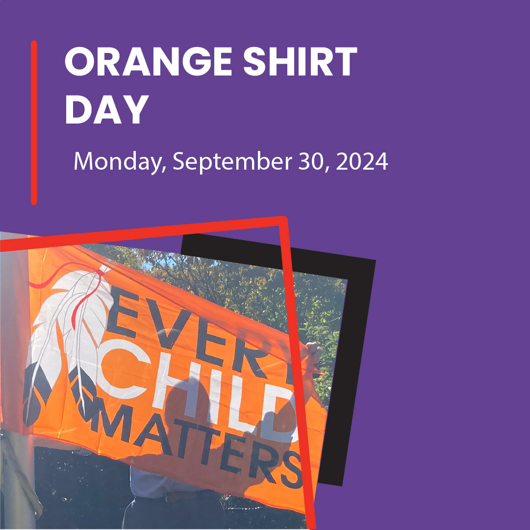Monday, September 30 is #OrangeShirtDay and the National Day for Truth and Reconciliation.

All members of the YRDSB community are encouraged to wear orange to honour the survivors of residential schools, their families &amp; those who did not make it home.