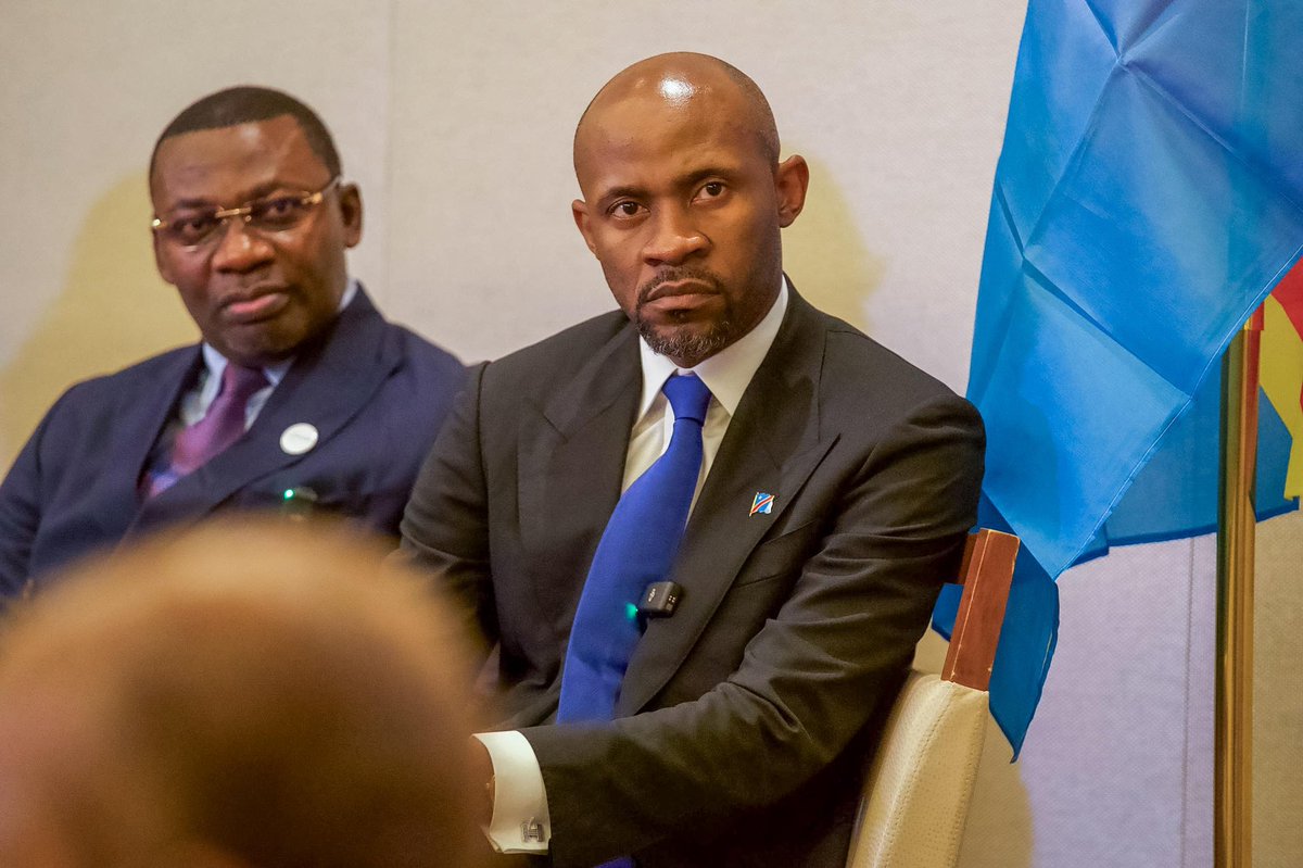 PatrickMuyaya's tweet photo. #RDC : Depuis plus de 200 ans, la #RDC a toujours été la réponse aux grandes questions de l’humanité.

Ceux qui choisiront d’y investir aujourd’hui seront les champions de demain. 

J’ai expliqué la stratégie du Gouvernement et les avantages d’investir dans notre pays à l’occasion de la table ronde organisée en marge de l’assemblée générale des Nations Unies par le @FreddyShembo, Directeur Général de l’Agence de Pilotage, de coordination et de Suivi de Convention de Collaboration signée entre la #RDC et ses partenaires. 

#ChangementDeNarratif !!!!

#ToutPourLaPatrie !!!!

#BendeleEkweyaTe 🇨🇩🇨🇩🇨🇩 !!!!