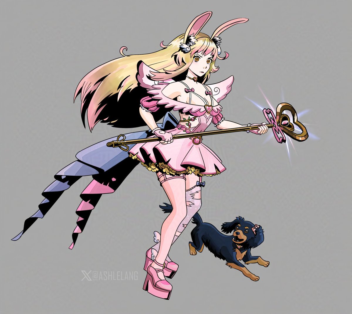 Commission of <a href="/Dejavudea/">Dejavudea 💕🌱 @ BIRTHDAY DONOTHON 🎂</a>'s lovely vtuber character! Commissioned by <a href="/Glasseh/">GlassBomb</a> for her birthday - isn't that sweet?