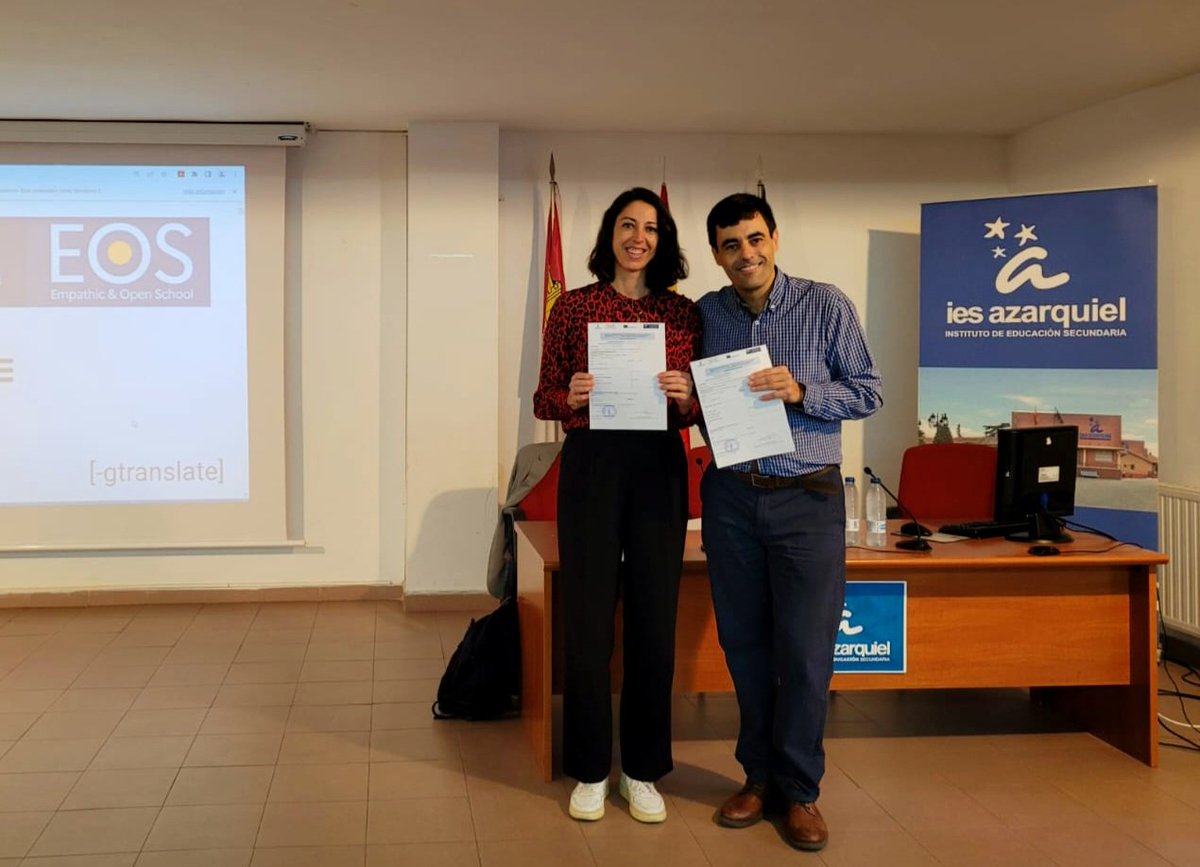 Projet Erasmus EOS: Empathic and Open School tweet media