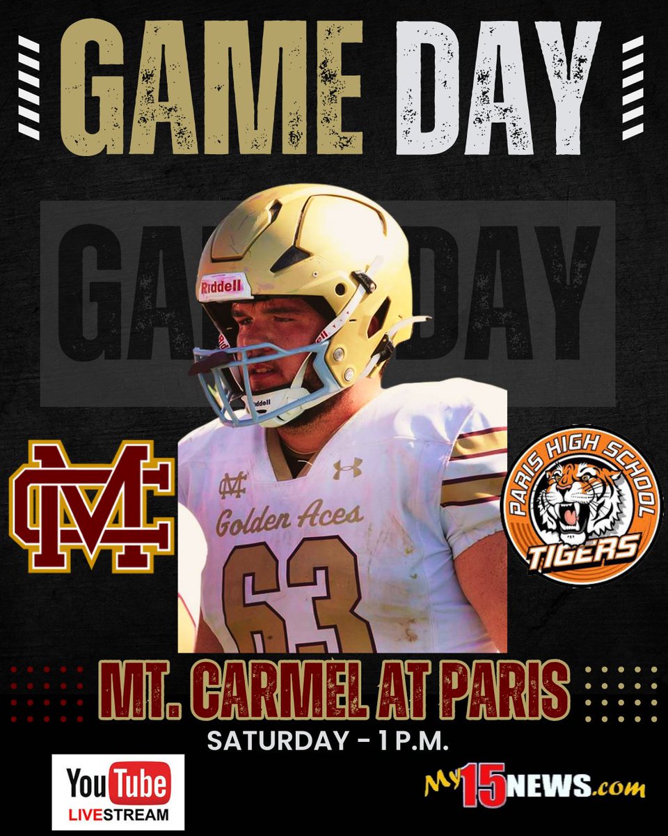 The <a href="/GoldenAcesFB/">Golden Aces Football</a> game at Paris has been POSTPONED until 1 p.m. Saturday!