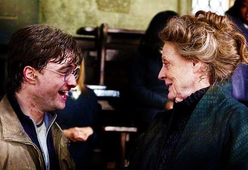 Daniel Radcliffe on set/screen with Maggie Smith in David Copperfield (1999), Prisoner of Azkaban (2004), and Deathly Hallows Part 2 (2011).

Rest in peace, Maggie Smith (1934–2024) 🕊️
