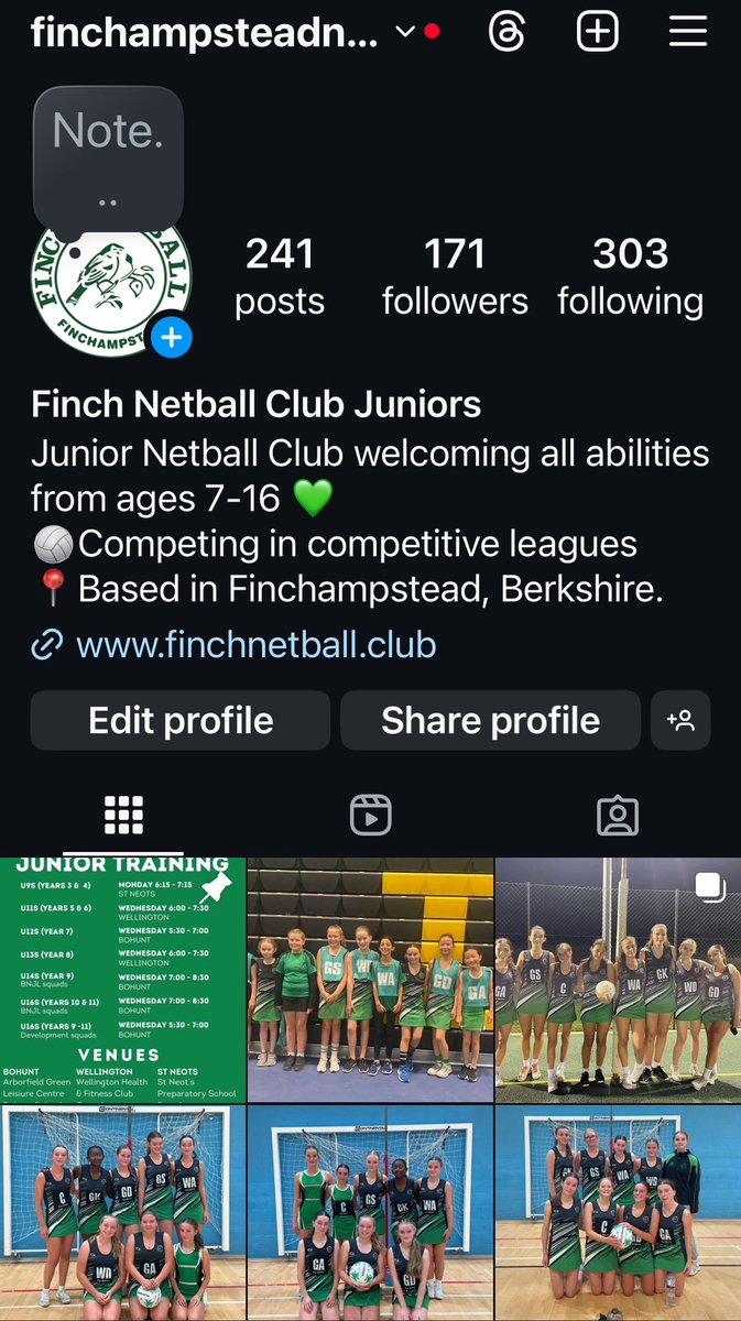 Follow our clubs junior Instagram page for club news, all updates, fixtures and match results with photos on @finchampsteadnc_juniors !
💚🏐💚