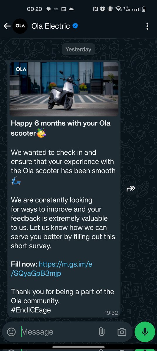 Raoul Bombay (@raoulcscs) on Twitter photo I've sparingly used the scooter for two months and then it wouldnt charge. Waited 2 months for RSA and now a Month at a service center. Also here is the kicker. They have lost the scooter. Yay happy 6 months to me! #OlaElectric <a href="/OlaElectric/">Ola Electric</a> I've sparingly used the scooter for two months and then it wouldnt charge. Waited 2 months for RSA and now a Month at a service center. Also here is the kicker. They have lost the scooter. Yay happy 6 months to me! #OlaElectric <a href="/OlaElectric/">Ola Electric</a>