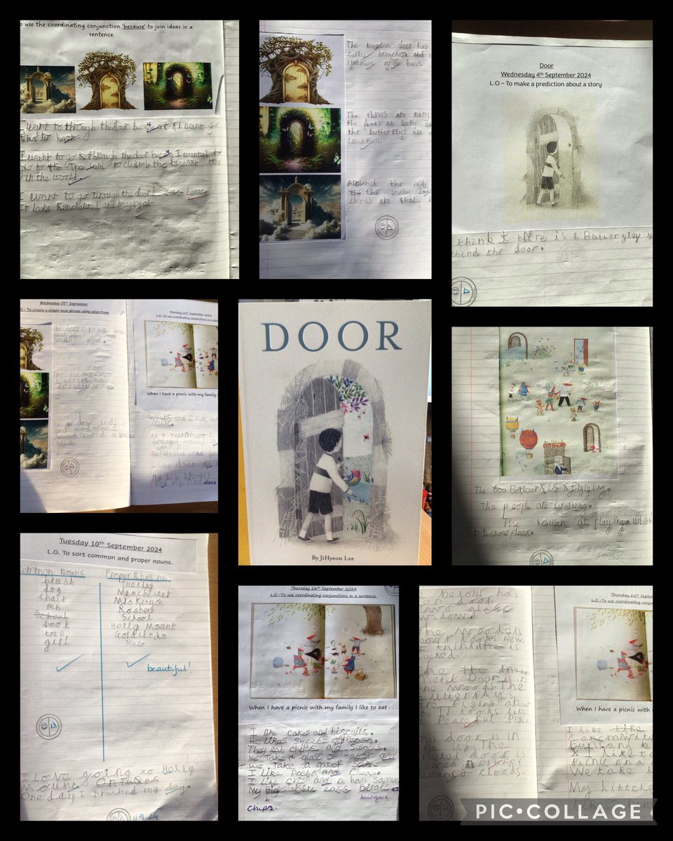 Our English learning has focused on ‘Door’ by JiHyeon Lee. The children have shown super understanding of nouns, verbs, adjectives and conjunctions and I am super-proud of their first writing attempts as Y1s &amp; Y2s. Their self-belief &amp;  independence is fantastic! <a href="/Hollymountbury/">Holly Mount RC Primary</a>