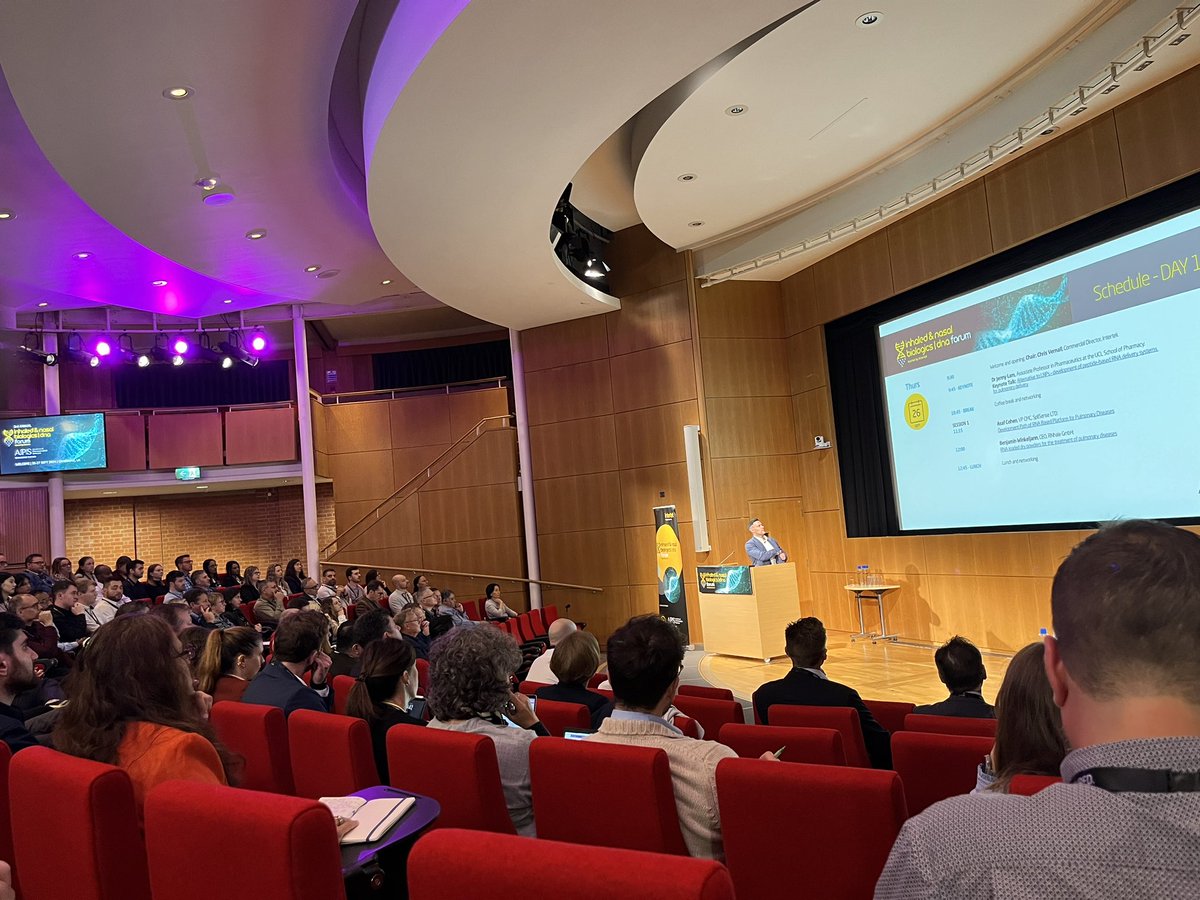 The <a href="/APS_PharmSci/">Academy of Pharmaceutical Sciences</a> was proud to be a conference partner at the 3rd annual inhaled &amp; nasal biologics/dna forum hosted by <a href="/Intertek/">Intertek</a> at Cambridge on the 26th-27th September. 2024 It was an amazing conference with great networking opportunities. 
<a href="/mawla_nihad/">Nihad Mawla</a>