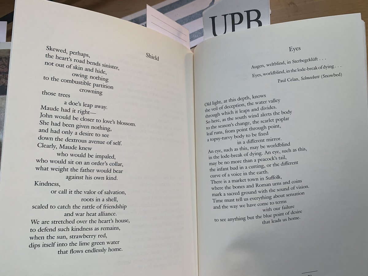 Jay Wright constructs a poetic sequence out of the last lines of this Hölderlin poem, using each major word as the title of a section