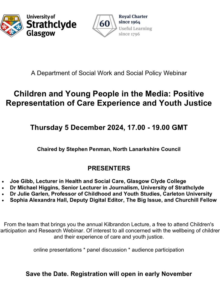 Save The Date : 5th Dec 2024 at 5pm ( online ) . I’m delighted to be presenting at a forthcoming webinar .
I would be greatful if you were able to take a moment to share this post across your networks .