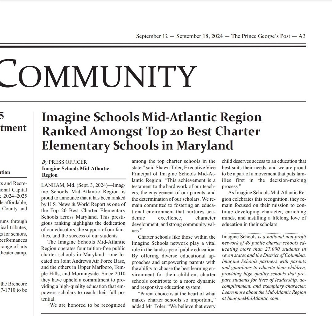 Not only do we have brilliant scholars at Leeland, our faculty &amp; staff also make the greatest difference. Effective, Passionate, Patience, Proactive, Understanding diverse learning styles &amp; much more. We thrive positively as #TeamAndFamily #WeAreImagine #TopBestCharterSchoolInMD