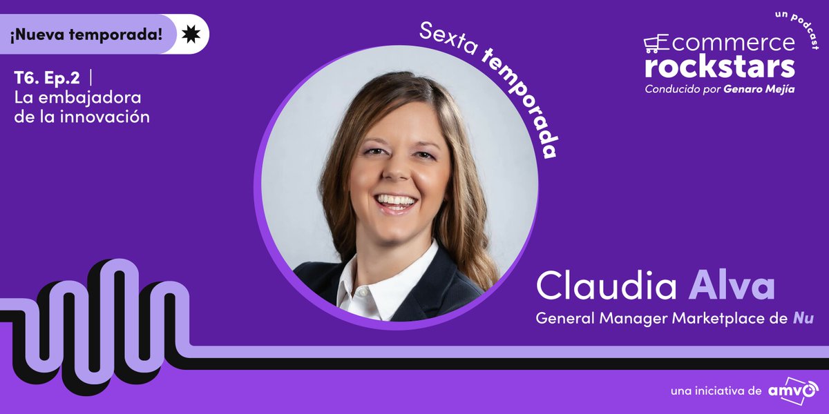 Nuevo episodio de Ecommerce Rockstars con Claudia Alva, GM del Marketplace de Nu. ¡No te lo pierdas! 

Spotify: hubs.la/Q02Rpyxr0
Amazon Music: hubs.la/Q02RpwSX0
YouTube: hubs.la/Q02Rpzct0

Conducido por <a href="/genarorastignac/">Genaro Mejía</a>
.
.
.
#AMVO #Podcast #Ecommerce #Nu