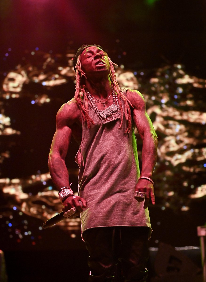 Genius's tweet photo. happy birthday to the legendary lil wayne 🐐 
finish the sentence: "lil wayne's best song is ____" 👀 https://t.co/l11XhN3L7v