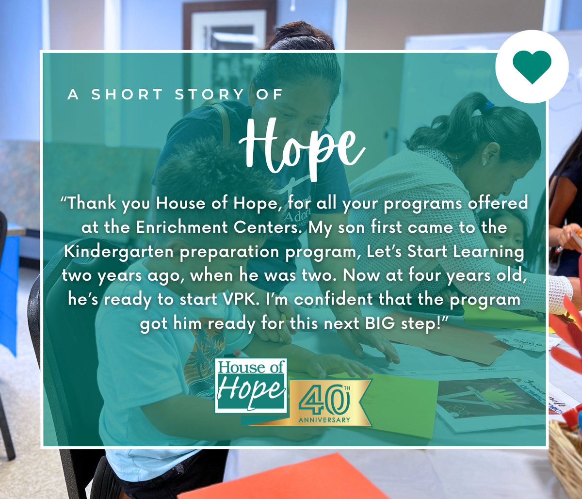 What makes Fridays even better? Hearing stories of hope from the people we serve! 🌟 Here's a hopeful story from a proud parent whose child recently graduated from our Let's Start Learning Program and is now ready to take on a bright, exciting future! ✨
#FeelgoodFriday