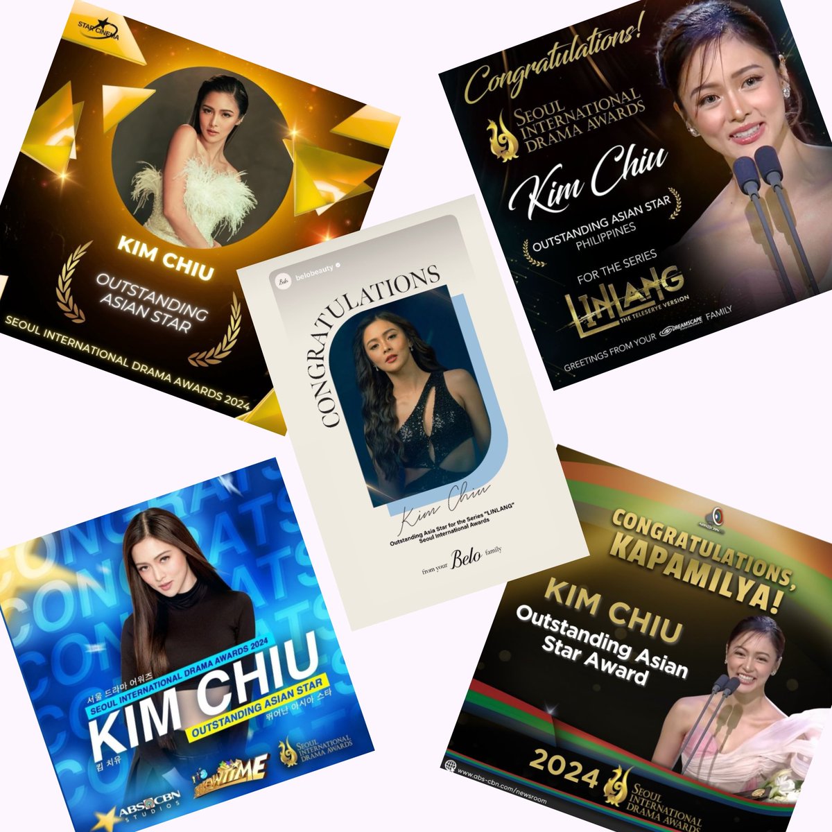 tentencath's tweet photo. Congrats Kimmy!๐๐
#SeoulInternationalDramaAwards
#ASEOULidWinForKim #KimChiu
#OutstandingAsianStar #Linlang
CTO (brands,shows,endorsements) https://t.co/2KLTaydMxR