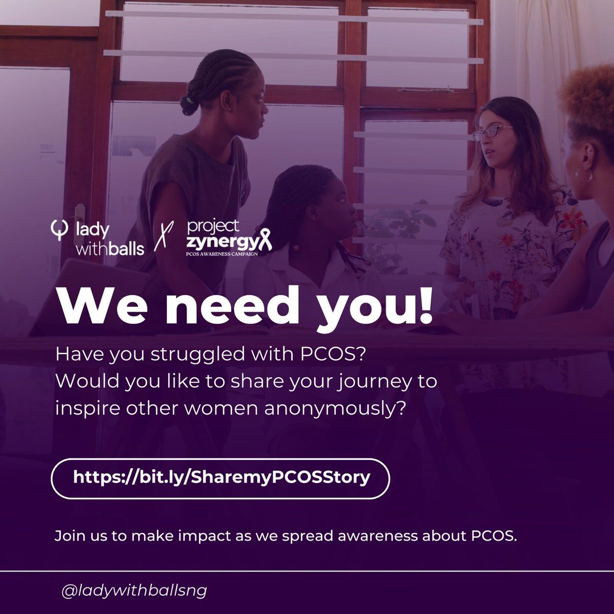 We can't do this without you! 🥹

We are calling for women living with PCOS who are willing to share their PCOS journey and encourage other women across the globe.

If you'd like to be a part of this, share your story anonymously here: bit.ly/SharemyPCOSSto…