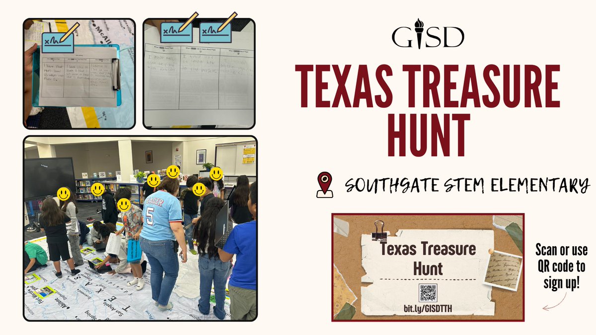 Danny Rojas, M. Ed. (@drojas_5) on Twitter photo Huge shoutout to the fifth graders at <a href="/Southgate_Gator/">Southgate Elementary</a>! 🎉 They fully embraced Texas geography, creating detailed maps with so much creativity and passion. 🗺️ The excitement in the room was electric as they explored cities and landmarks across the state. <a href="/Hatch_2116/">John Hatch</a> <a href="/GISDTLD/">Teaching & Learning Development</a> Huge shoutout to the fifth graders at <a href="/Southgate_Gator/">Southgate Elementary</a>! 🎉 They fully embraced Texas geography, creating detailed maps with so much creativity and passion. 🗺️ The excitement in the room was electric as they explored cities and landmarks across the state. <a href="/Hatch_2116/">John Hatch</a> <a href="/GISDTLD/">Teaching & Learning Development</a>