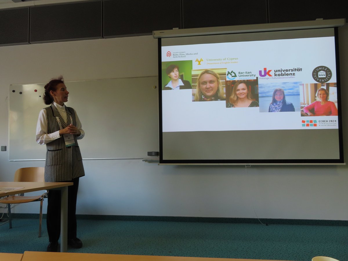 AZabrodskaja's tweet image. In short, my talk #ECREA2024 #ECC10 on &quot;Struggling for second place: The role of English in multilingual families&quot;:
✅ Relevant topic
🙌 Amazing research team
🎓 Come study at Tallinn University! A fantastic MA in Communication Management + MEDIT TLU&apos;s Centre for Media Innovation