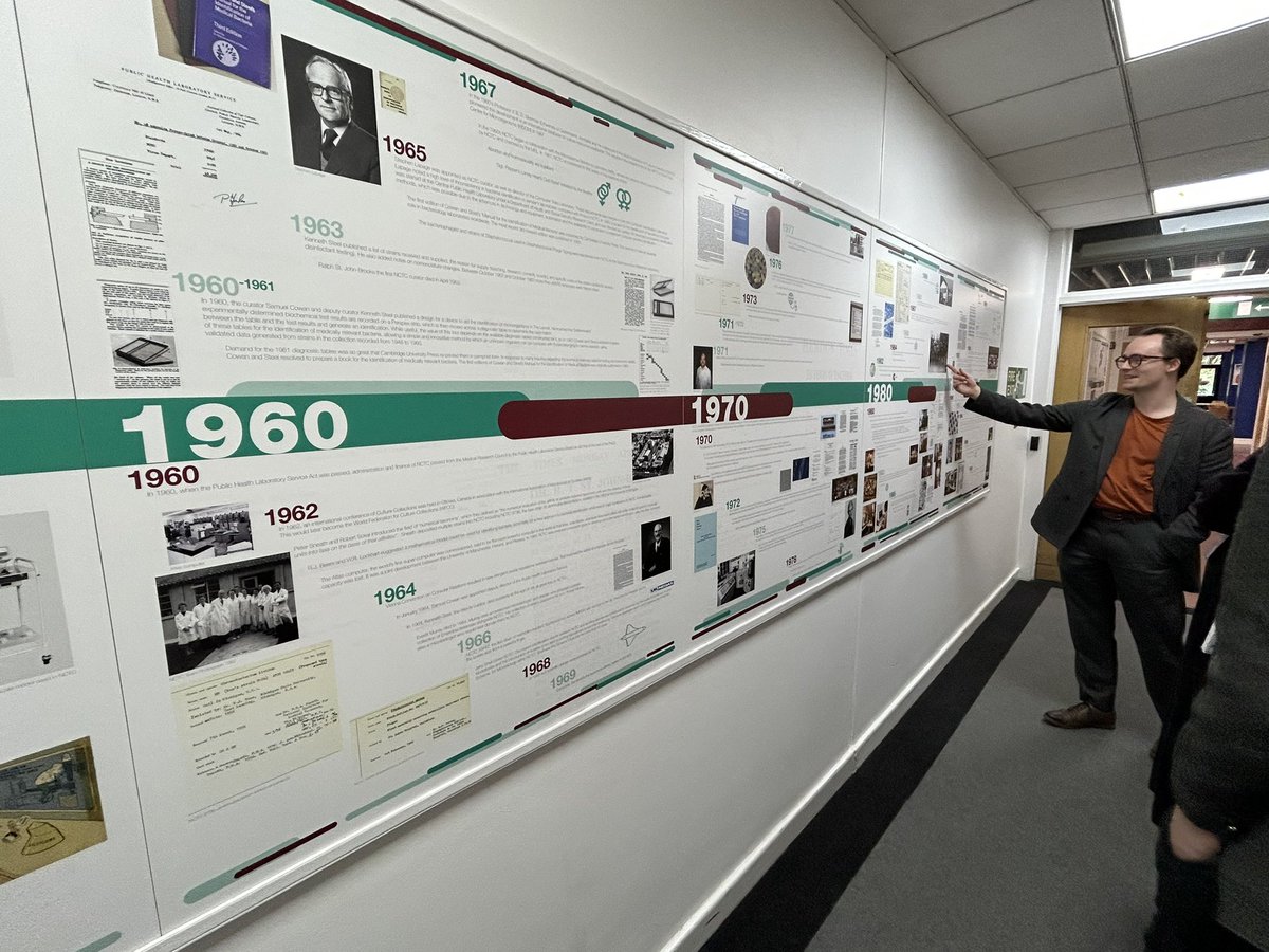 KingTekkers's tweet photo. A wonderful day running an interdisciplinary, intersectoral workshop today at @NCTC_3000 @UKHSA. Archivists, data specialists, culture collections staff and historians exploring how historic papers can be preserved and used for research. Supported by @BritishAcademy_ #histsci https://t.co/vZ6Wlji2Xm