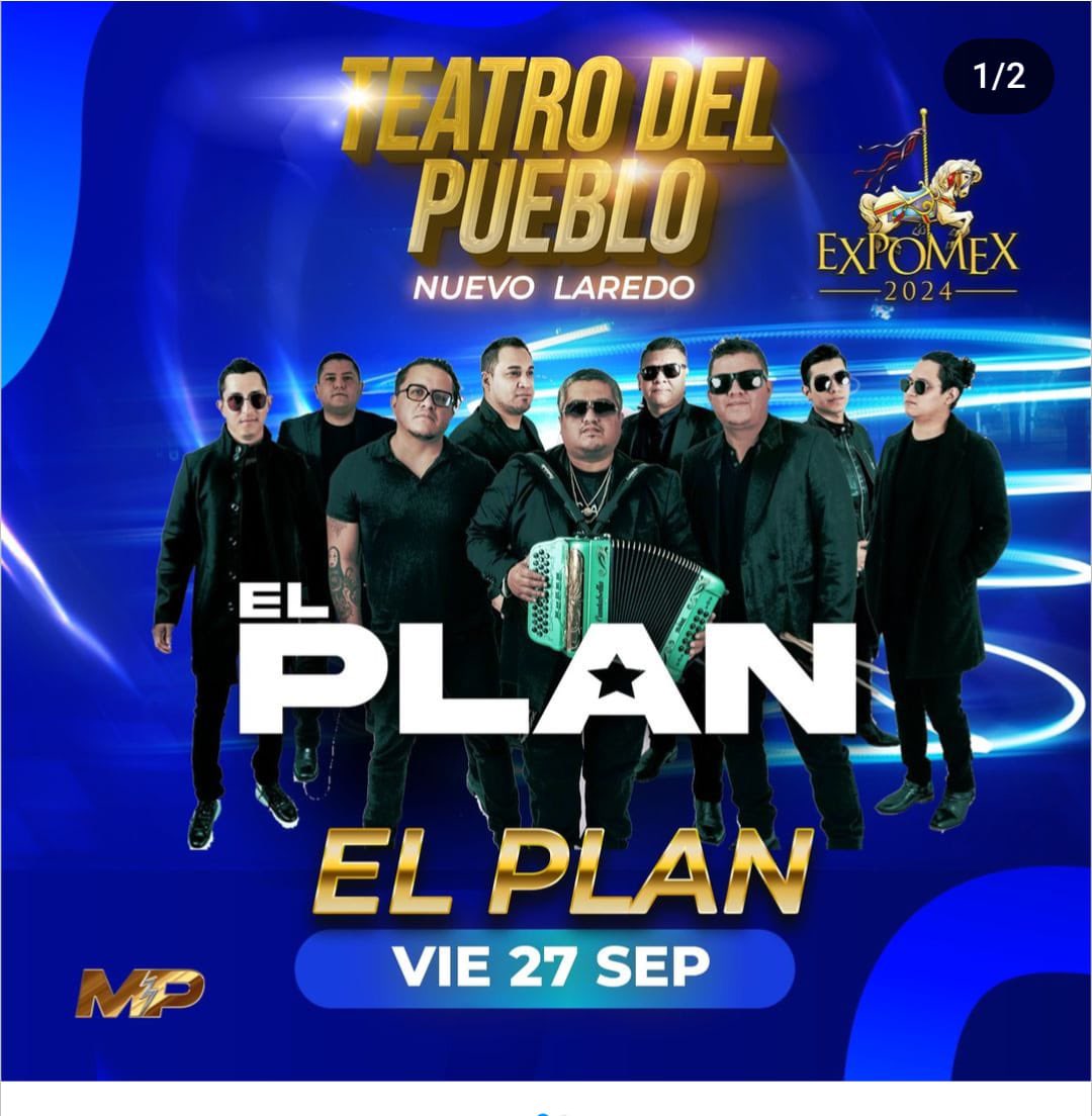 ElPlan's tweet photo. ¡Nuevo Laredo! 🙌🏽🤠🔥
Nos vemos esta noche en el Teatro del Pueblo de la ExpoMex 2024

¡Te esperamos! 

#expomex @gobnld @ExpomexNLaredo https://t.co/sNp5r62LRh