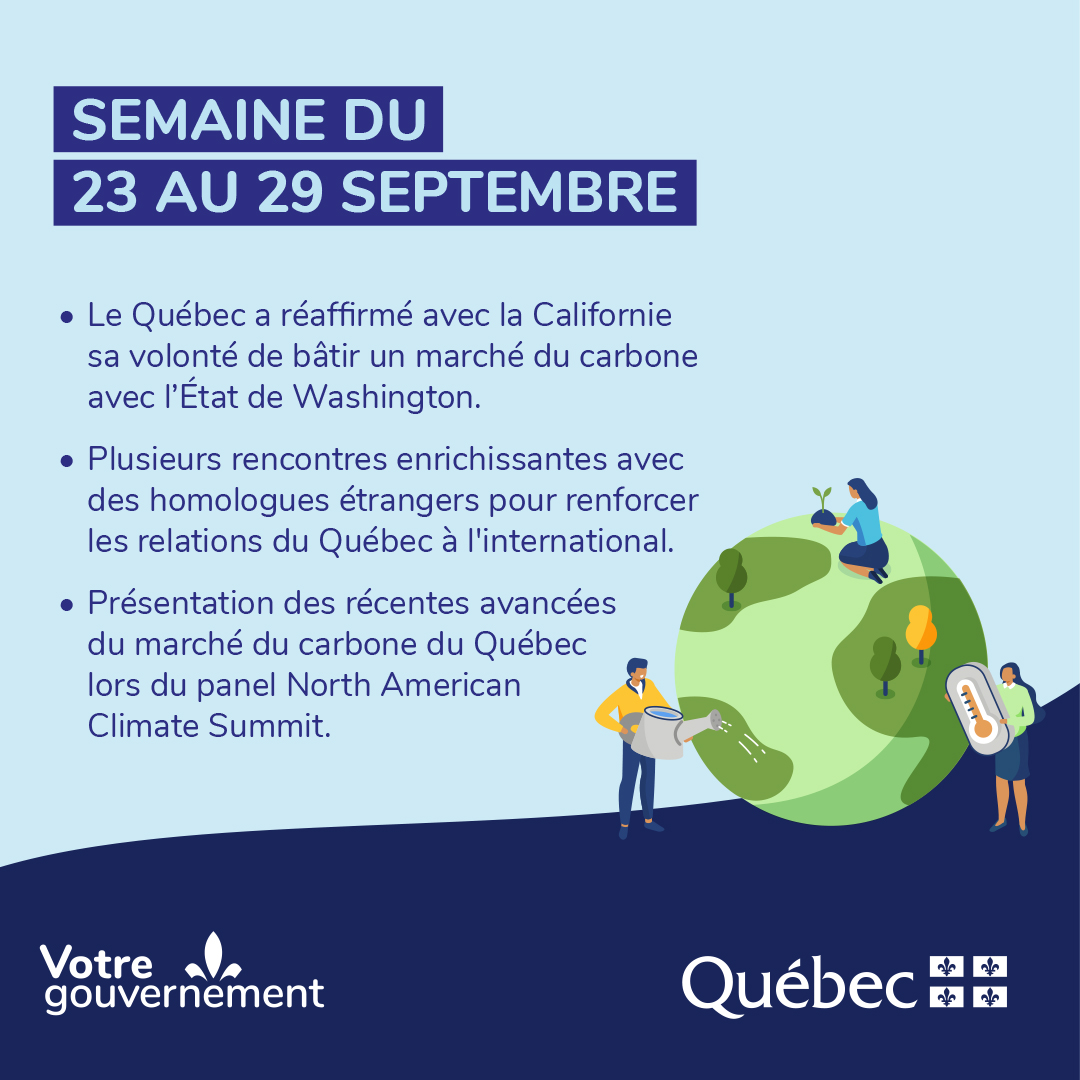 CharetteB's tweet photo. Récapitulatif de ma participation à la Climate Week à New York pour promouvoir le leadership du Québec en action climatique! https://t.co/nZBw0nV6jZ